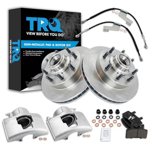 Front brake pad & rotor kit for 2001-2002 express savana