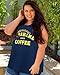 rosemia Tank Tops for Women Summer Sunshine and Coffee Graphic T-Shirts Sleeveless Casual Ladies Loose Tunic Blouse(Sunshine Deep Blue, XL)