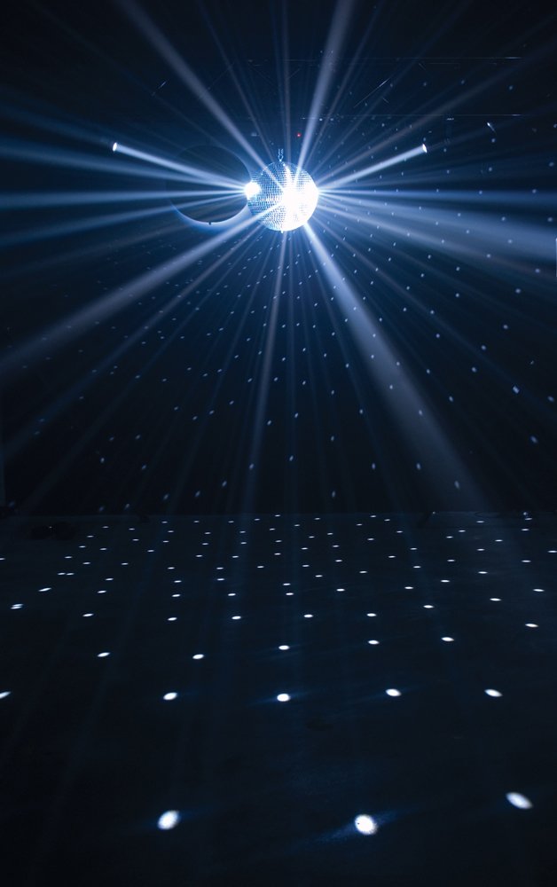 ADJ Products PINSPOT LED II Powered Pinspot, White