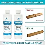 Humidor Roztwór do cygar,Nawilżacz, roztwór do nawilżania Cygar Humidor Solution, glikol propylenowy, płyn wstępnie mieszany (7 fl oz) x 2 butelki