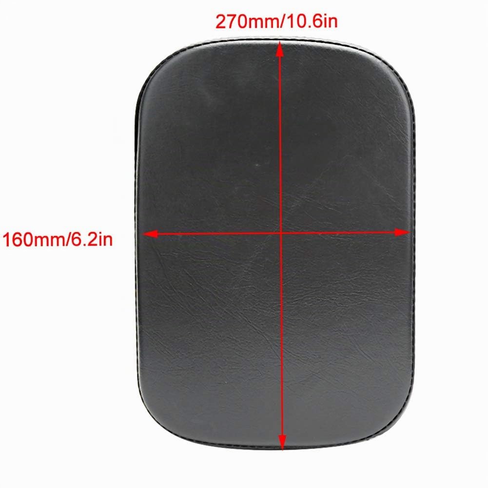 Universal Pillion Pad Siège Arrière Coussin Passager Selle Moto Accessoire avec 8 Ventouse