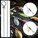 100PCS Fishing Wire Spinner, Stainless Steel Lure Making Supplies, Fish Wire Shaft Kit for Hanging, Fishing Spinners Rigs for Crafts - 0.7 * 16cm