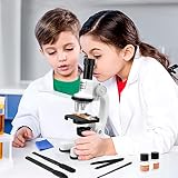 deAO Dziecięca zabawka edukacyjna z mikroskopem do eksperymentów