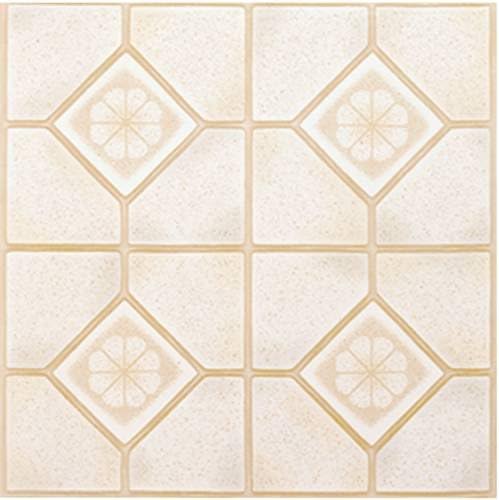 Winton Tile 842138 Floor Tile, No Wax, Self Stick, 12" x 12", Almond Sandstone