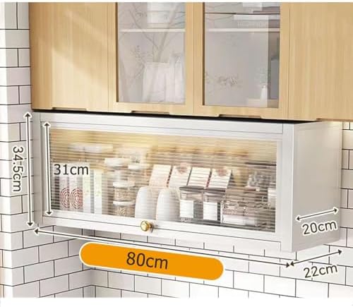 HUIYIN Wall-Mounted Spice Rack Cabinet, Metal Storage Organizer with Door, Seasoning Jar Shelves for Kitchen, Pantry & Bathroom, Versatile Steel Garage Organizer