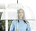 ShedRain Clear Auto Open Bubble Umbrella – See Through, Rain & Windproof, for Weddings, Proms, Events