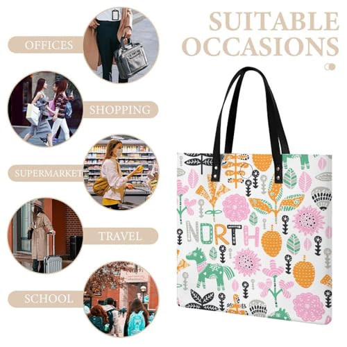 Sac à main Fleurs de Cheval le grand cabas shopper pour ne plus manquer de place - 7