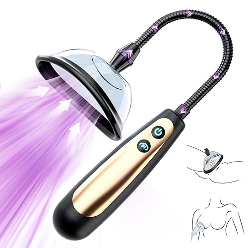 Pussy Pump Adult Sex Toys - Adult Toys Nipple Pussy Sucking Toys Vagina Pump Sex Toys for Women, 3 in 1 Female Sex Toy Automatic Vacuum Clit Sucker with 2 Suction Modes, 5 Cup Included