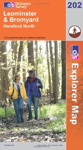 OS Explorer map 202 : Leominster & Bromyard
