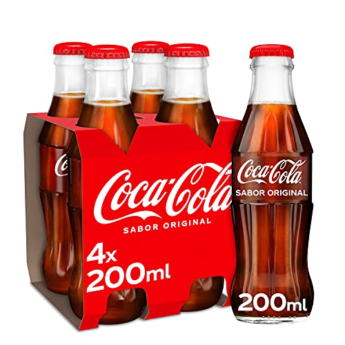 Coca-Cola Refresco Sabor Original, 4 x 200ml Cover