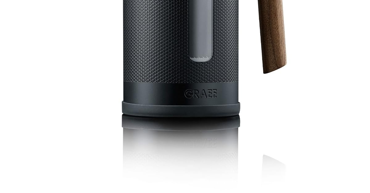 GRAEF MFP22, cafetière à piston, 800 ml, noir