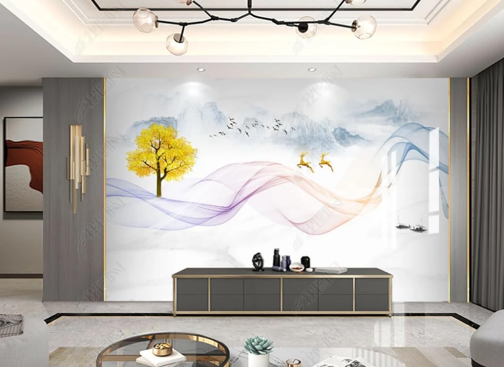 Papier peint intissé design pour créer un espace relaxant dans la chambre