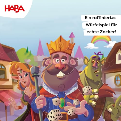 HABA Würfelkönig – Kniffliges Würfel- und Kartenspiel für 2-5 Spieler – Spannendes Gesellschaftsspiel für die ganze Familie – Ab 8 Jahren – Ideal als kleines Geschenk – 1303485001 – Bild 7