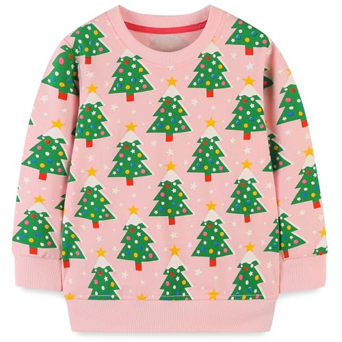 Image of Hongshilian Unisex Kids Cute Cartoon Cotton Sweater Shirt