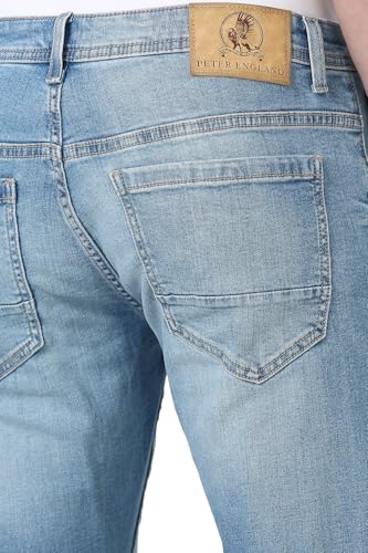 Image of Peter England Men Mid Rise Everyday Skinny Fit Jeans