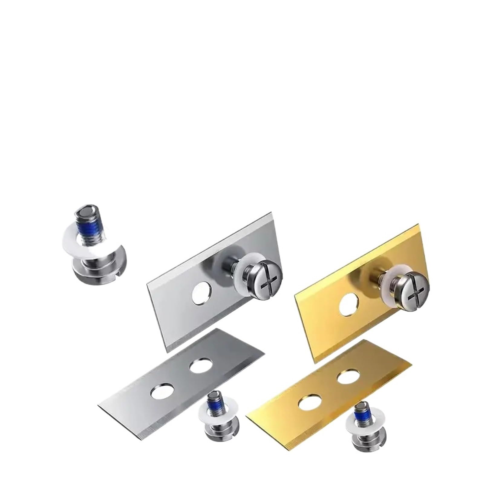 Lame Di Ricambio In Acciaio Inossidabile for Tosaerba | Lama for tosaerba dal design a 2 fori compatibile con gli accessori for tosaerba robot Mammotion Luba(A 30PCS)