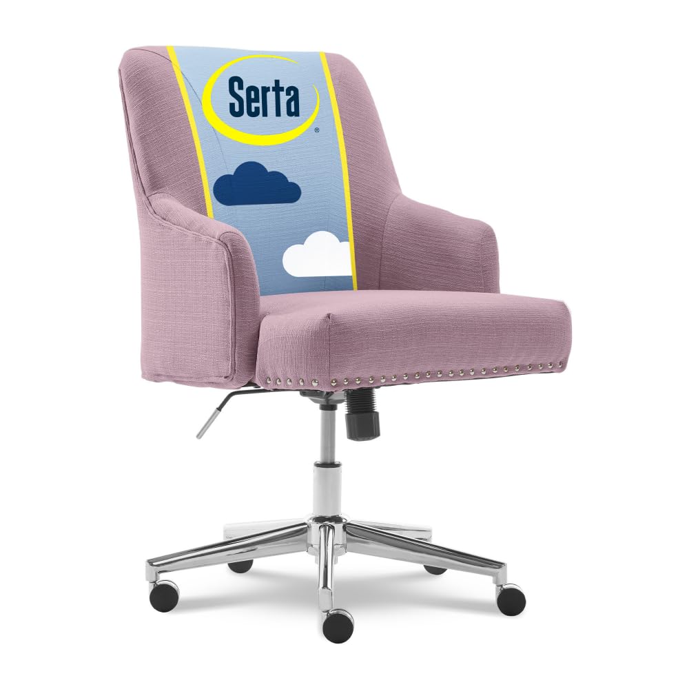 Amazon.com: Serta Leighton Home Office Desk Chair, Stylish Mid