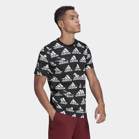 adidas Men's Brand Love T-Shirt, Black