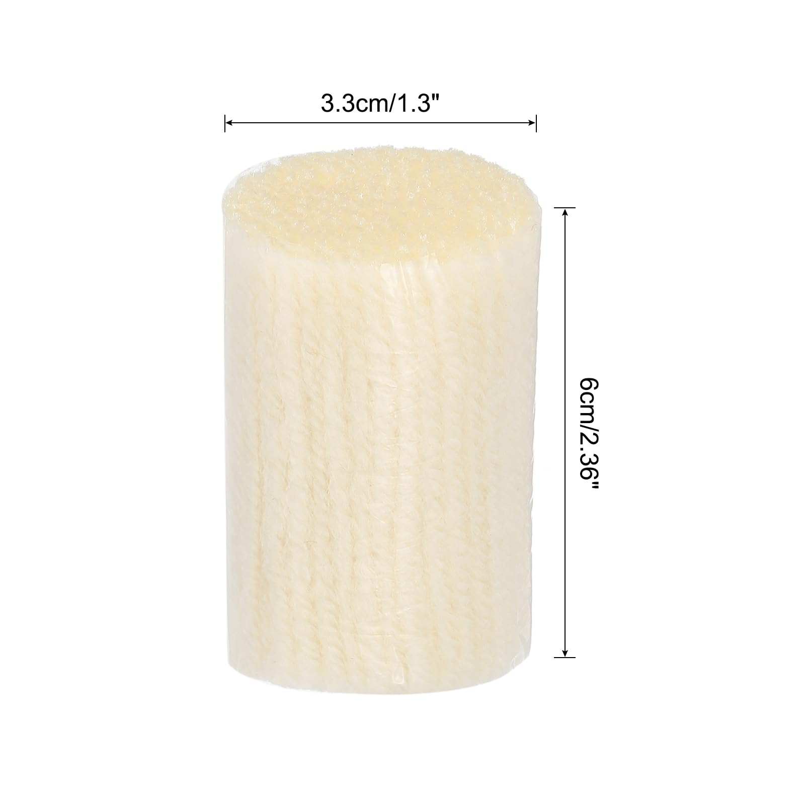 PATIKIL 10 Rolls Latch Hook Yarn Kit - Precut Rug Making Yarn for Crochet Bundles Tapestry DIY Craft - Adults Beginners - Beige - Image 2