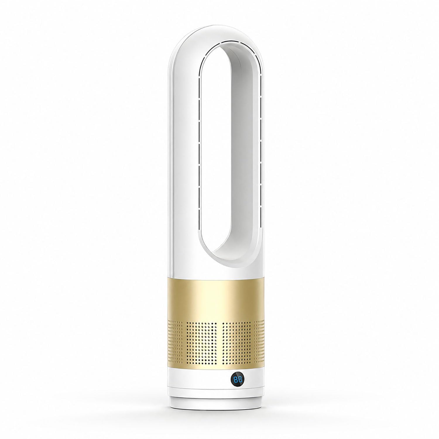 DUMIPME Quiet Oscillating Cooling Tower Fan with Remote Control Gold