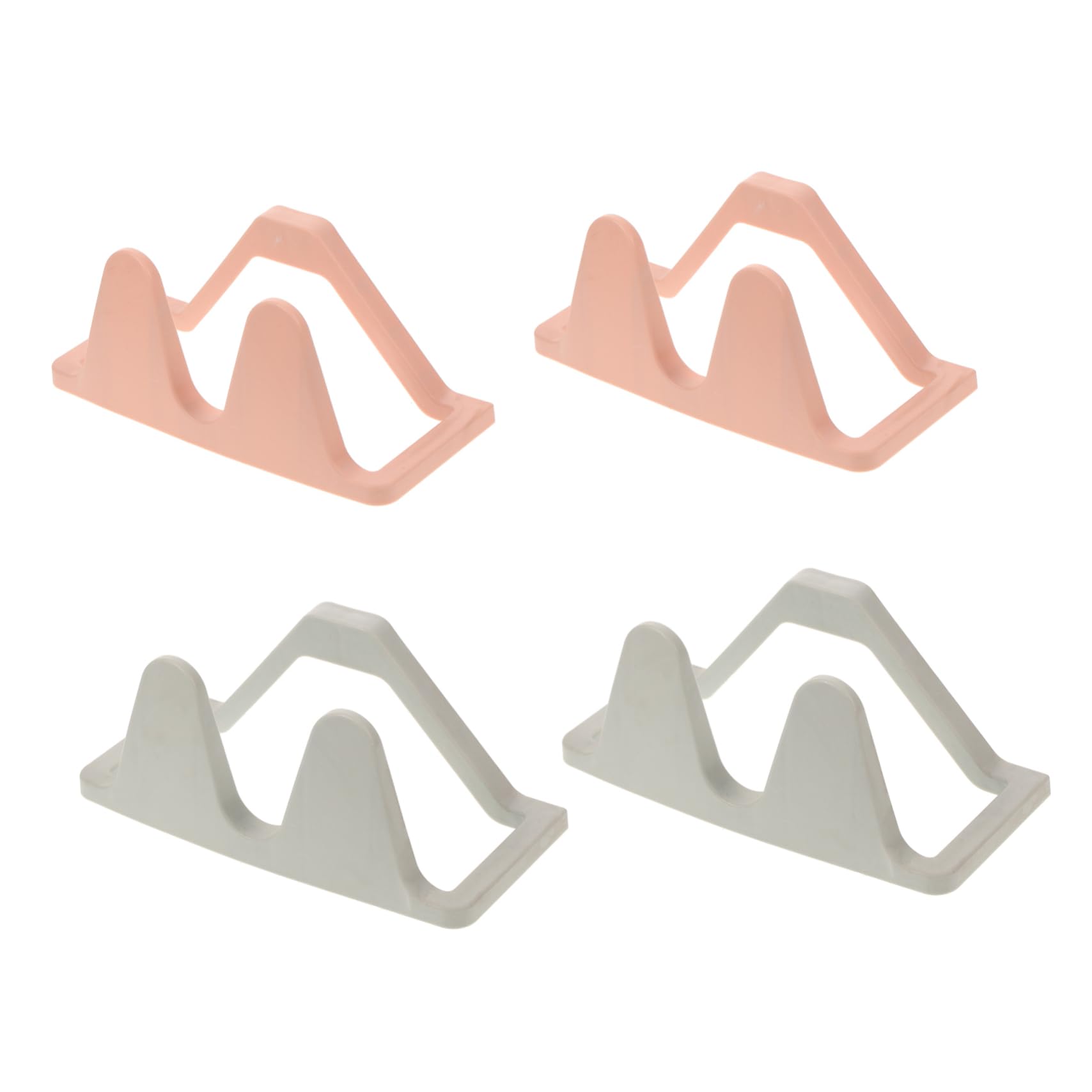 KICHOUSE 1Set Slipper Storage Rack No Drilling Wall Hangers for Shoes Material Pink Practical Organizer for Home Use