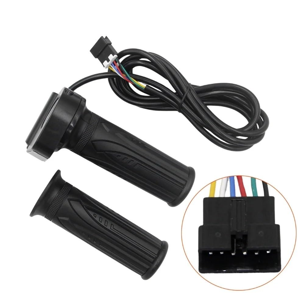 Poignée D'accélérateur for Vélos Électriques, avec Régulateur De Vitesse Et Indicateur De Batterie, Adaptée À for DYU Et for Je-tson for Bolt Pro
