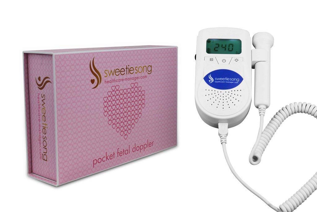 SweetieSong Fetal Doppler Heart Monitor, 3MHz Probe, Premium Package, EZD-100S6