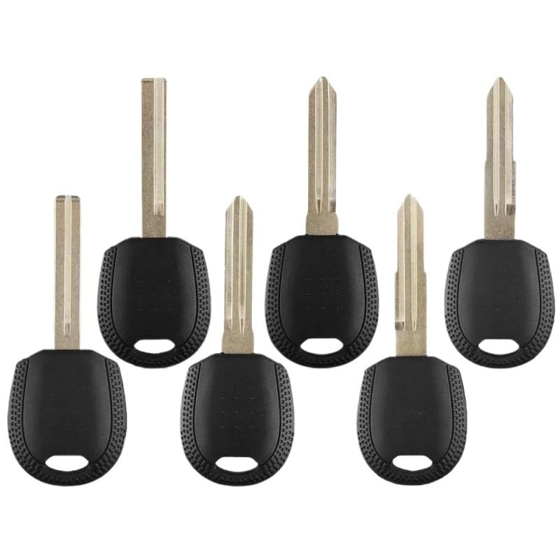 Suitable for 5PCS New Transponder Key Blank for Hyundai Accent I30 IX35 Sonata NF Elantra Tucson Verna Kia Car Key Case No Chip(Model 2)
