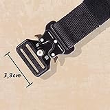 Shenky1 Metall Schnalle für Hundehalsband | 3,8cm Breite | Metallschnalle | für Nylongürtel | Schließe | Militärgürtel | Herrengürtel Militär Bundeswehr | für Gürtel