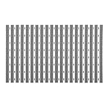 Badematte - Antirutschmatte für Badezimmer - Badewannenmatte gestreift | Duschmatte rutschfest für Badezimmer | Große Drainagematte aus Gummi | gestreifte Y-Form