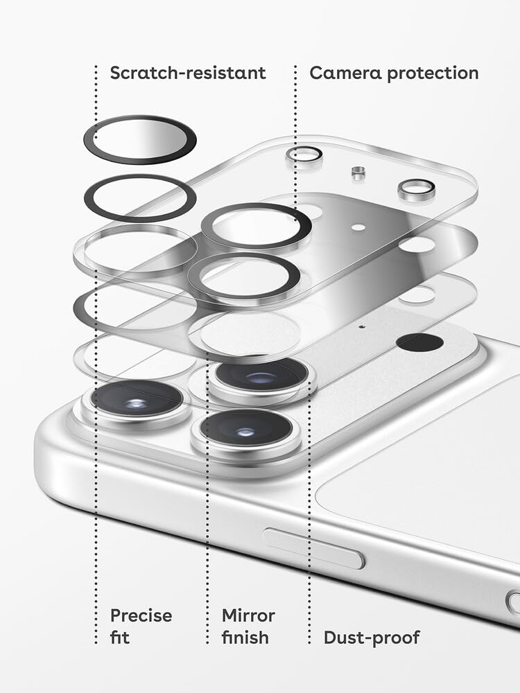 Amazon.co.jp: CASETiFY iPhone 17 Pro ミラーカメラレンズ 保護カバー