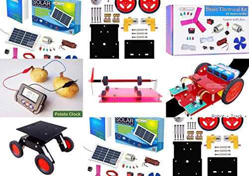 StonKraft STEM Solar Educational DIY Learning Kit | Electric Mechanical Assembly | DIY Science Experiments | School Projects