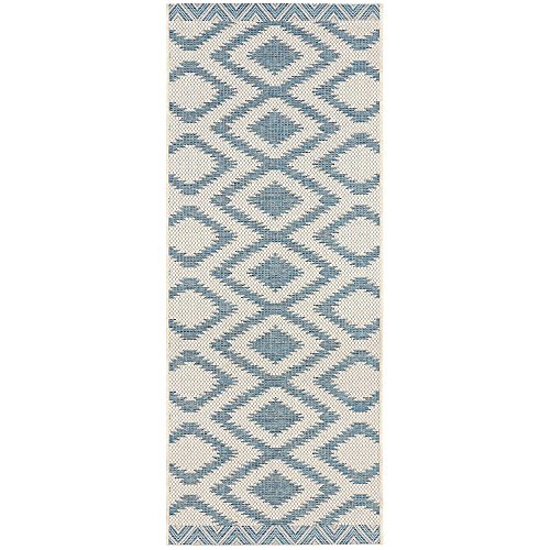 Tapis de cuisine résistant aux intempéries NORTHRUGS motif losanges