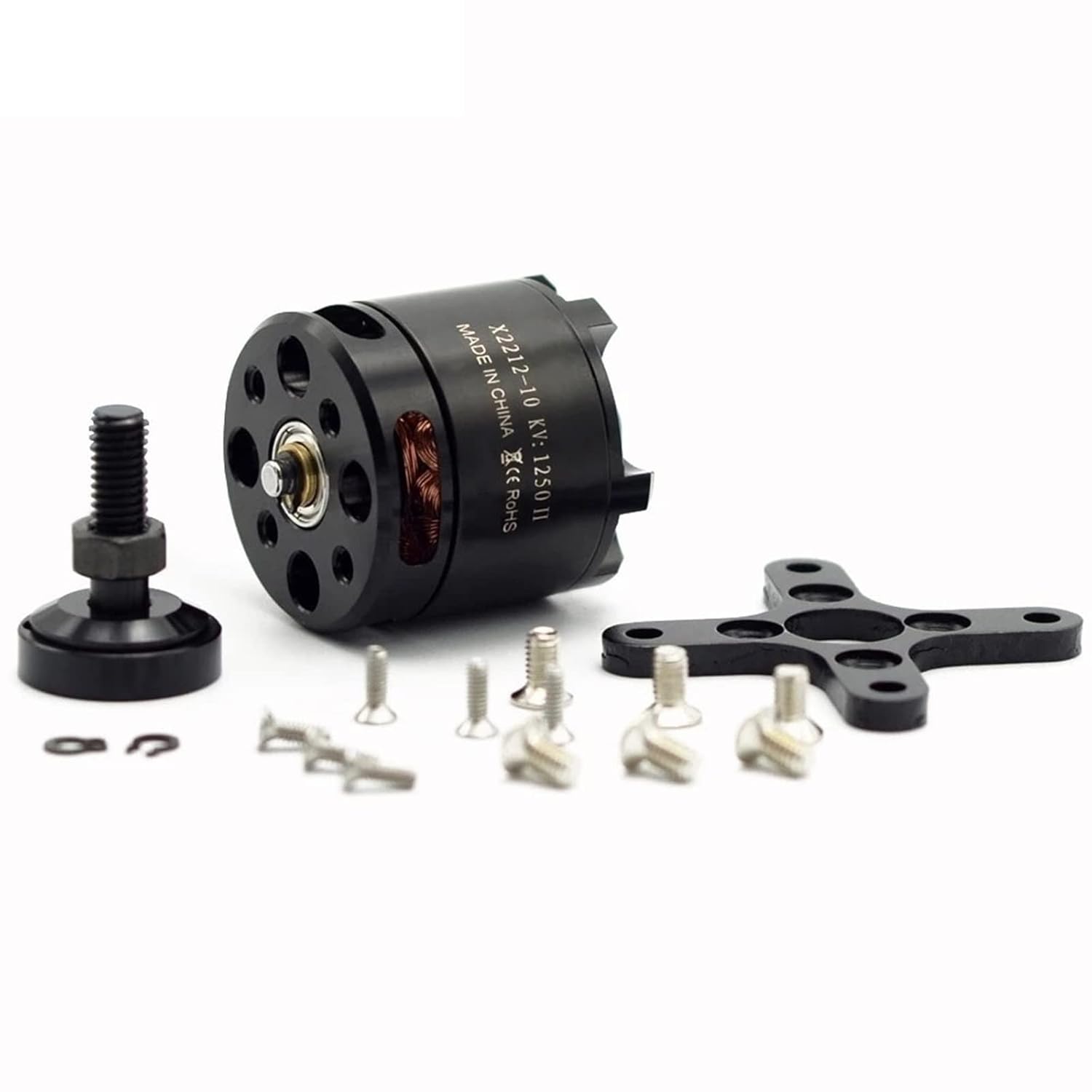 X2212 Brushless Motor, for Sunnysky X2212 980KV/1250KV/KV1400/2450KV 2-4S Brushless Motor (Short Shaft) for RC Multi-Rotor Aircraft Aerobatic Quadcopter Accessories