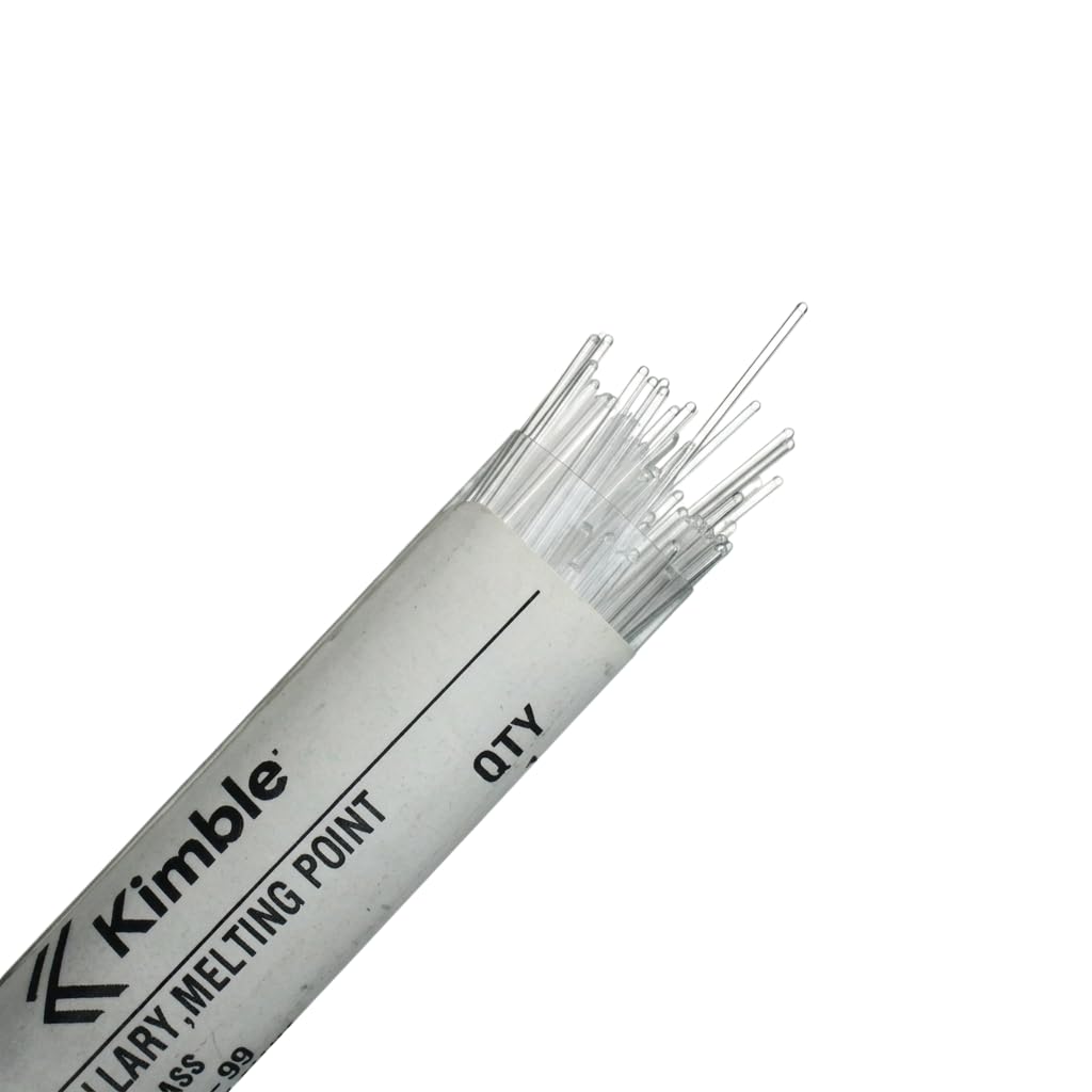 Kimble Melting Point Capillary Tube 0.8-1.1X100mm | Kimble melting point capillary tube; one end sealed; 1.3-1.8mm diameter; 90-100mm length; original product
