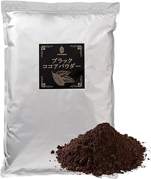 Amazon | [ブラック]ココアパウダー 【1袋】 1kg(1000g×1袋) ブラック