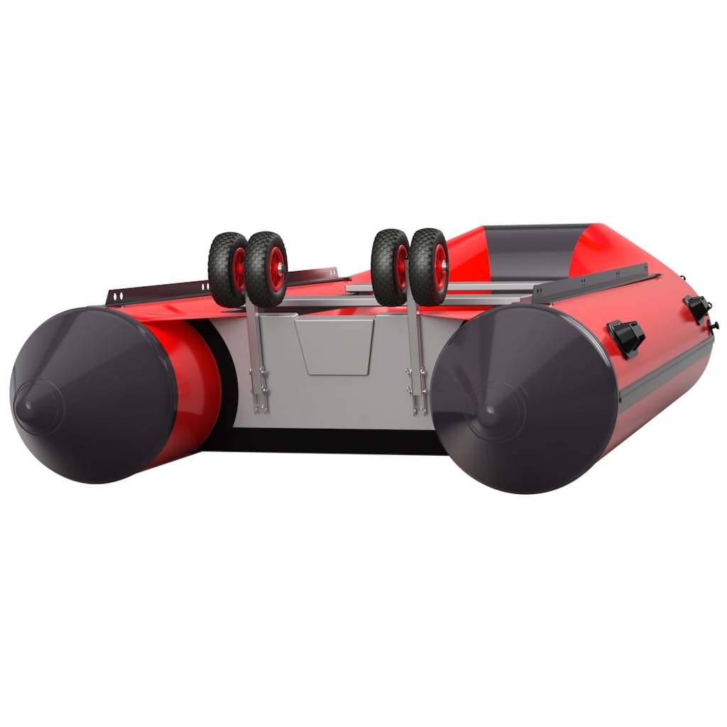 SUPROD Ruote Di Poppa Per Barche LD160 - Coppia In Acciaio Inox Per Trasporto Gommoni Fino A 2.4m - Foto 8