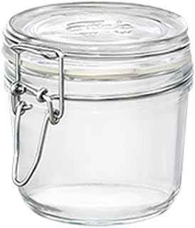 Vaso vasetto terrina in vetro per conserve anche per servire da 350 ml della Bormioli Rocco modello Fido chiusura ermetica confezione 6 pezzi