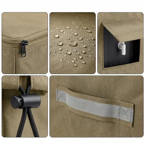 Protector para Ablandador de Agua 16x18x36 pulgadas Khaki miniatura 2