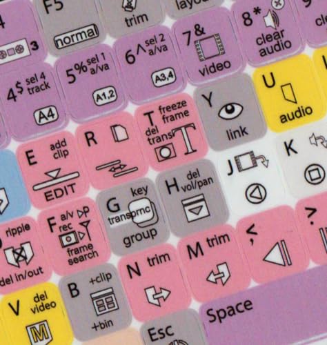 Pegatinas para Teclado Canopus Edius miniatura 6