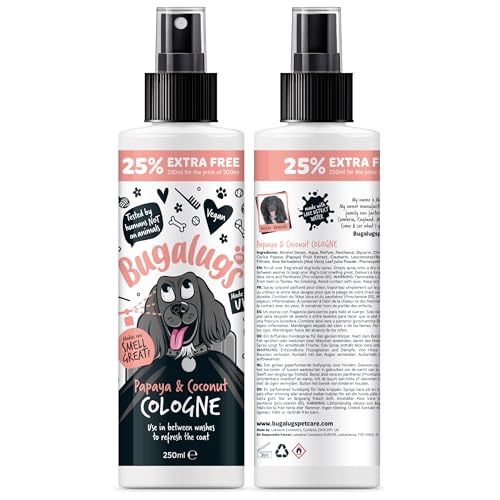BUGALUGS Dog Cologne perfume - dog deodorant...