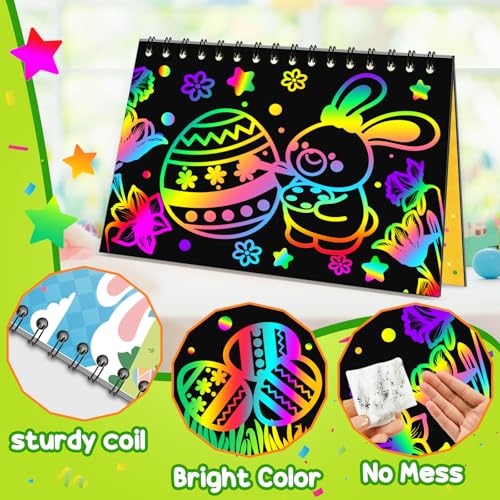 24 Pack Scratch Art Notebooks for Kids - Only $11.99 with Code - Image 4