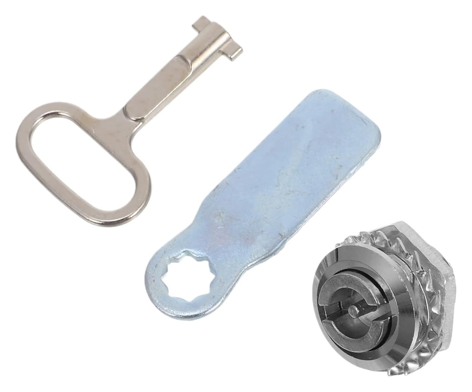 Drawer Lock Cylinder, Cabinet Drawer Desk Lock Cylinder with Key Furniture Hardware Replacement