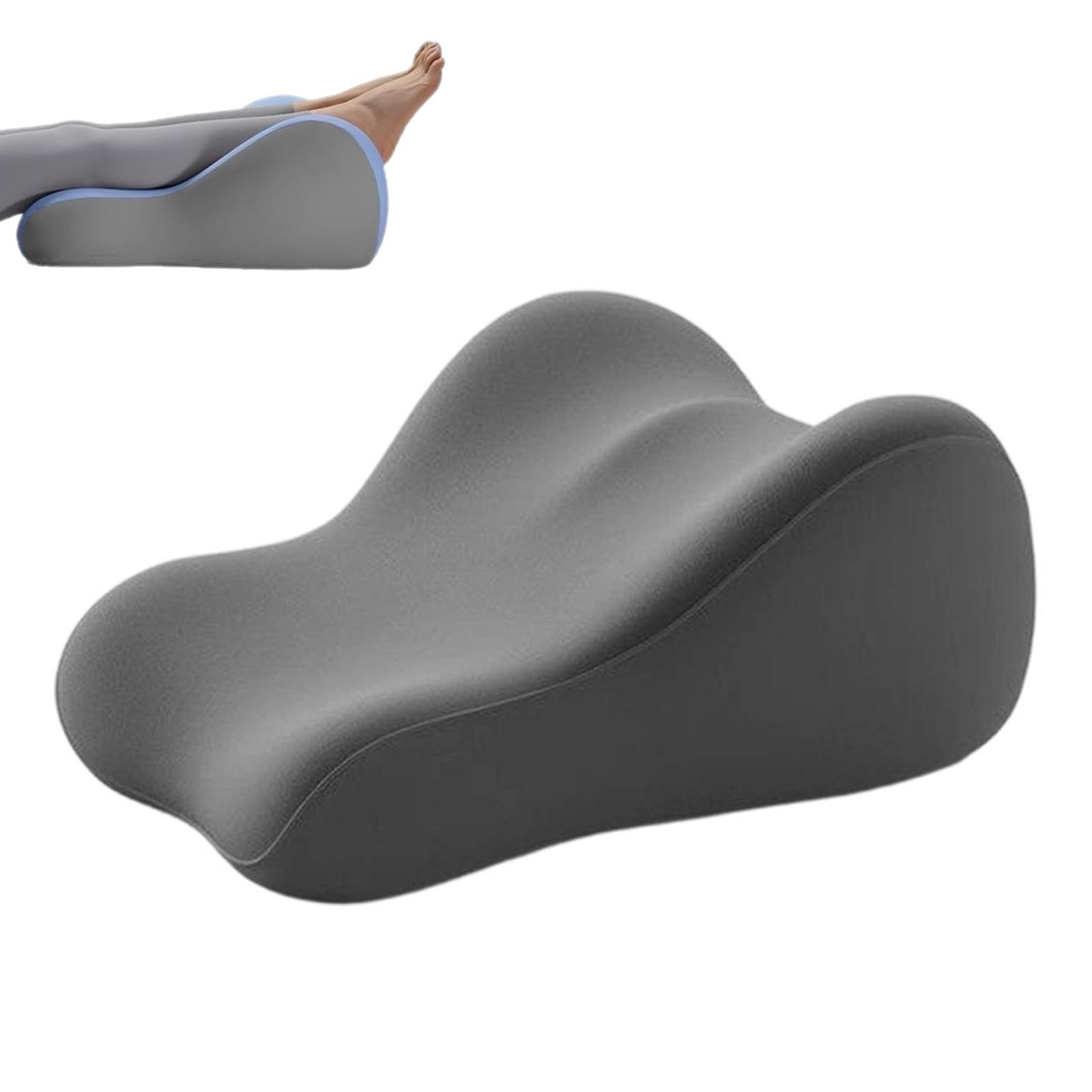 Intimitätskissen für Paare, ergonomischer Memory-Foam-Sitzkeil (Dark Gray)