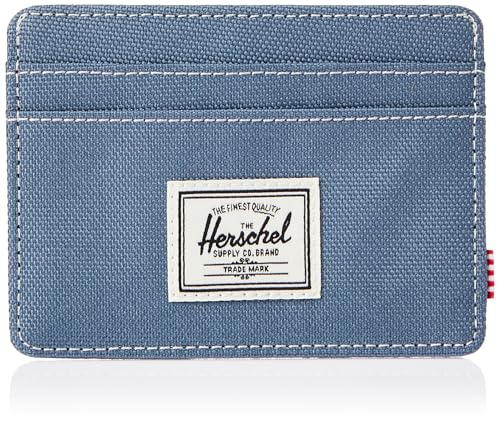 Herschel Charlie Tarjetero 30065 06105 Azul Mirage/Puntada Blanca, Azul, Casual