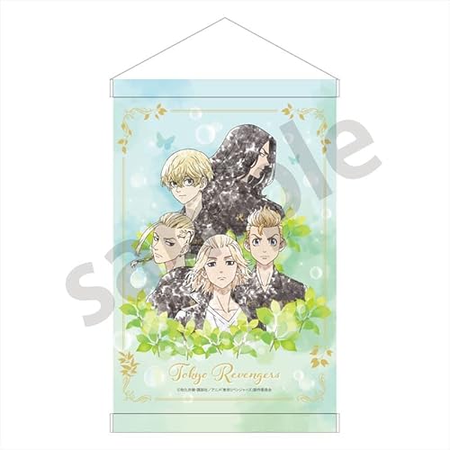 GRANUP 東京リベンジャーズ KV3 こもれびアート A2タペストリー 集合B 約H594×W420mm スエード製