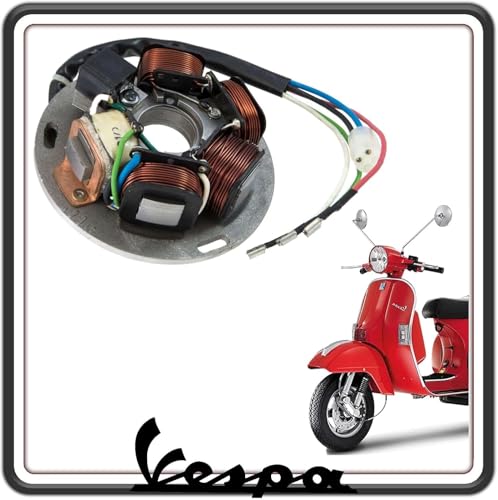 RICAMBIO ORIGINALE PIAGGIO STATORE MAGNETE VOLANO PER PIAGGIO VESPA PX PE 125 150 200 CON ACCENSIONE ELETTRONICA - VESPA ARCOBALENO ELECTRONIC TUTTI I MODELLI ORIGINALE PIAGGIO.