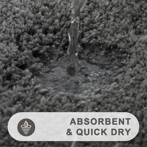 Tapis de douche absorbant à séchage rapide pour sol sec et protégé