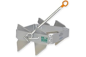 Box Anchors for Boats 21': Offshore, Small, Silver