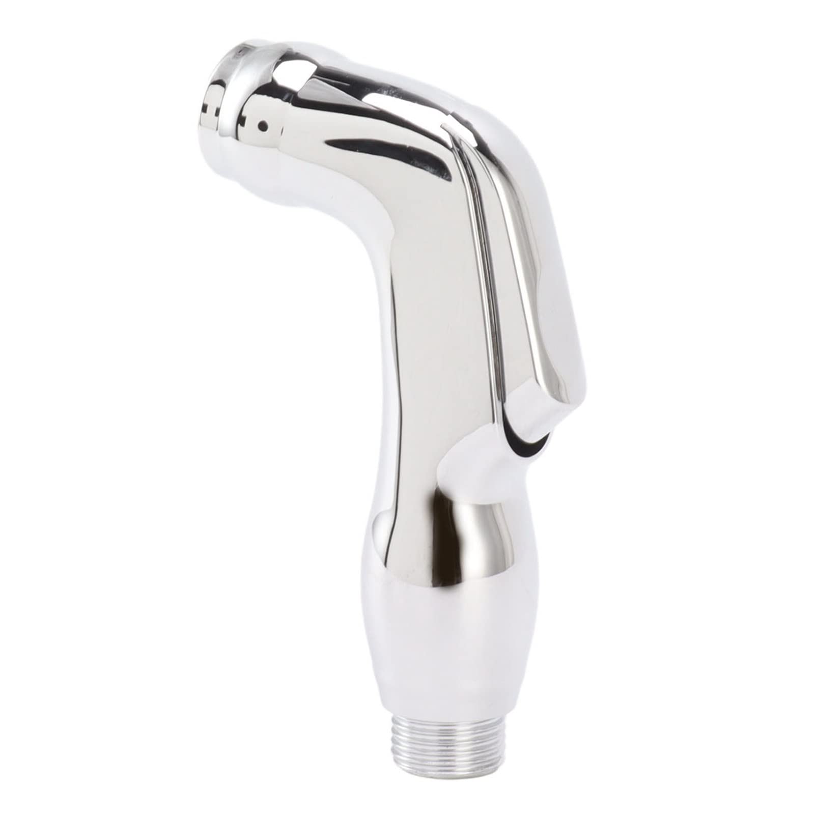 VINGVO Bidet Sprayer Handheld Bidet Sprayer ABS Material Chrome Finish Silver Modern Style Water Saving Nozzle Bath